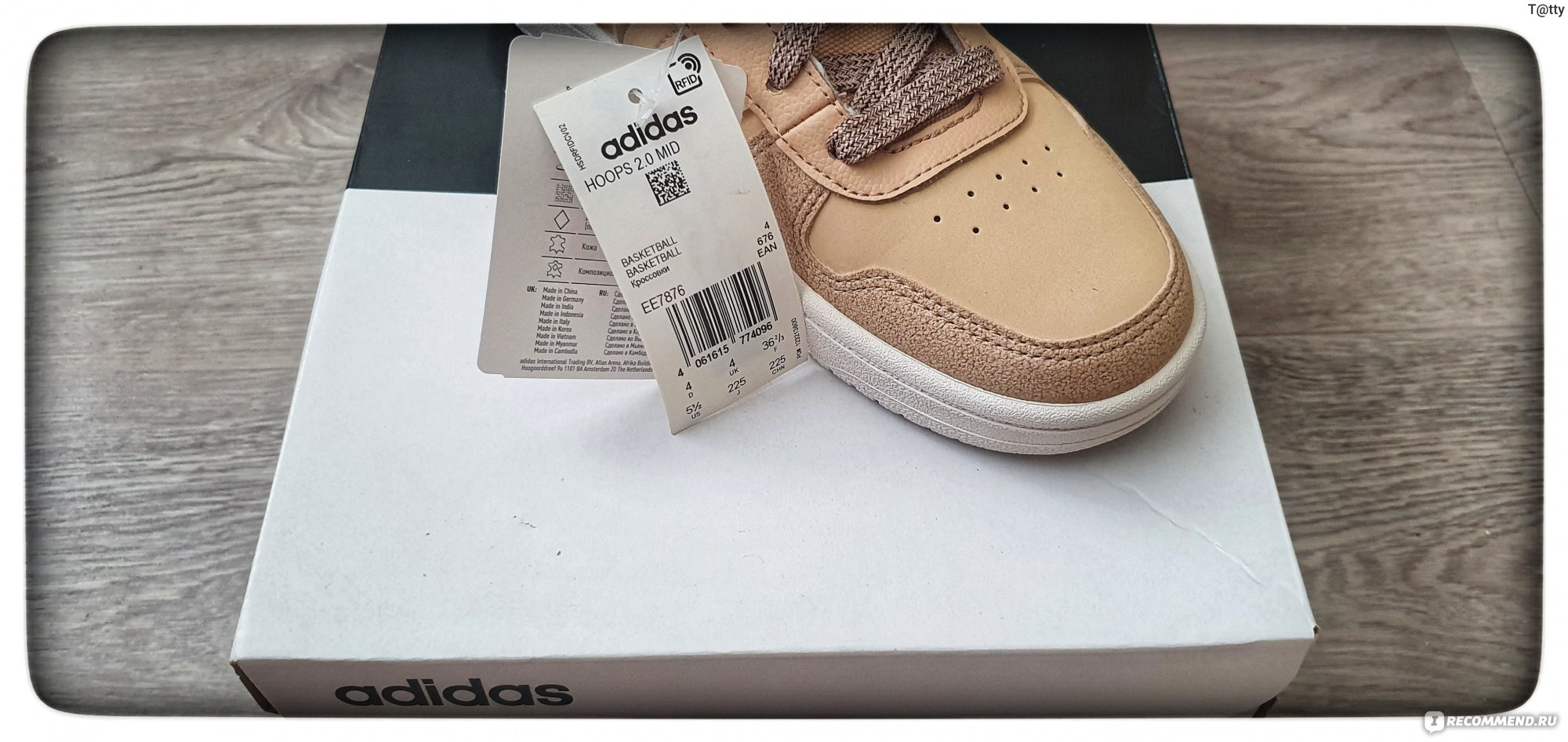 Adidas hoops sales 2.0 mid beige