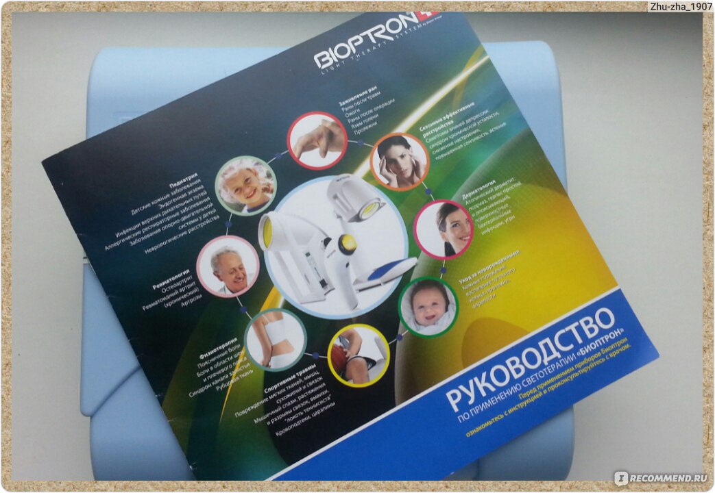 Руководство по применению ZEPTER Bioptron Compact III