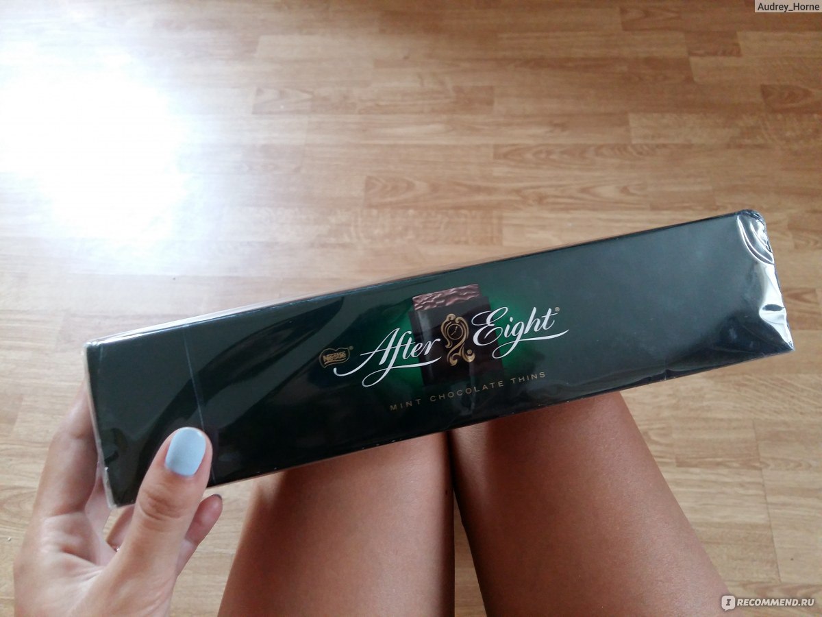 Мятный шоколад Нестле after eight