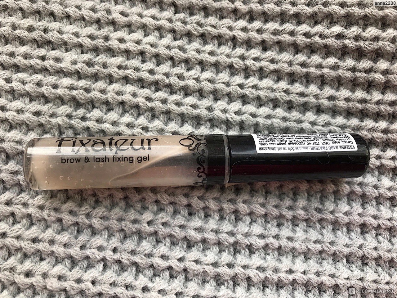 Гель для бровей вивьен сабо fixateur. Гель для бровей Vivienne Sabo Fixateur. Fixateur Brow Lash fixing Gel.