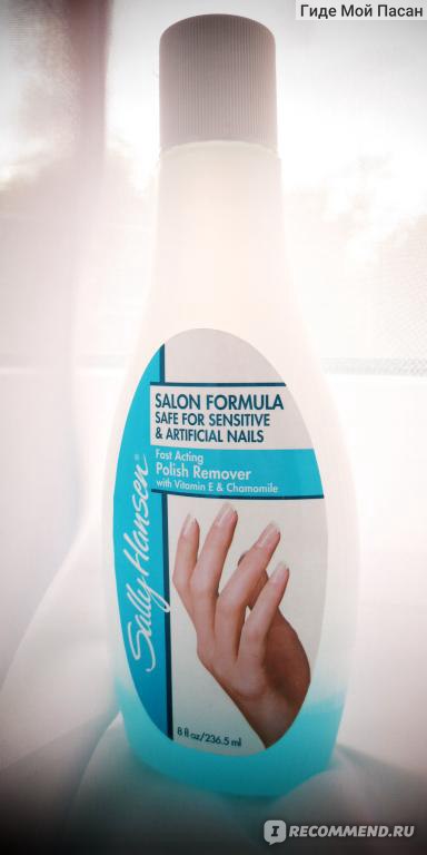 Жидкость для снятия лака Sally Hansen для искусственных и ...