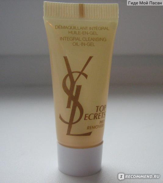 Очищающий гель-масло Yves Saint Laurent для снятия стойкого макияжа / Top Secrets Integral Cleansing Oil-in-Gel фото