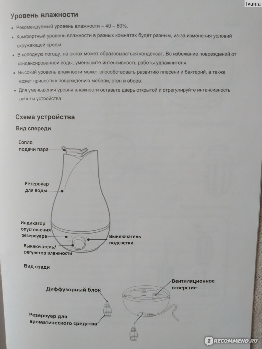 Ультразвуковой увлажнитель воздуха DEXP BAO-55 - «Одно из первых  необходимых приобретений с появлением ребенка дома » | отзывы