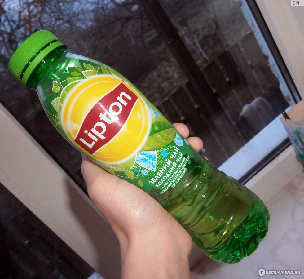 Напиток Lipton Холодный зеленый чай Ice Tea - «Хорошо утоляет жажду.  Приятный вкус) +фото » | отзывы