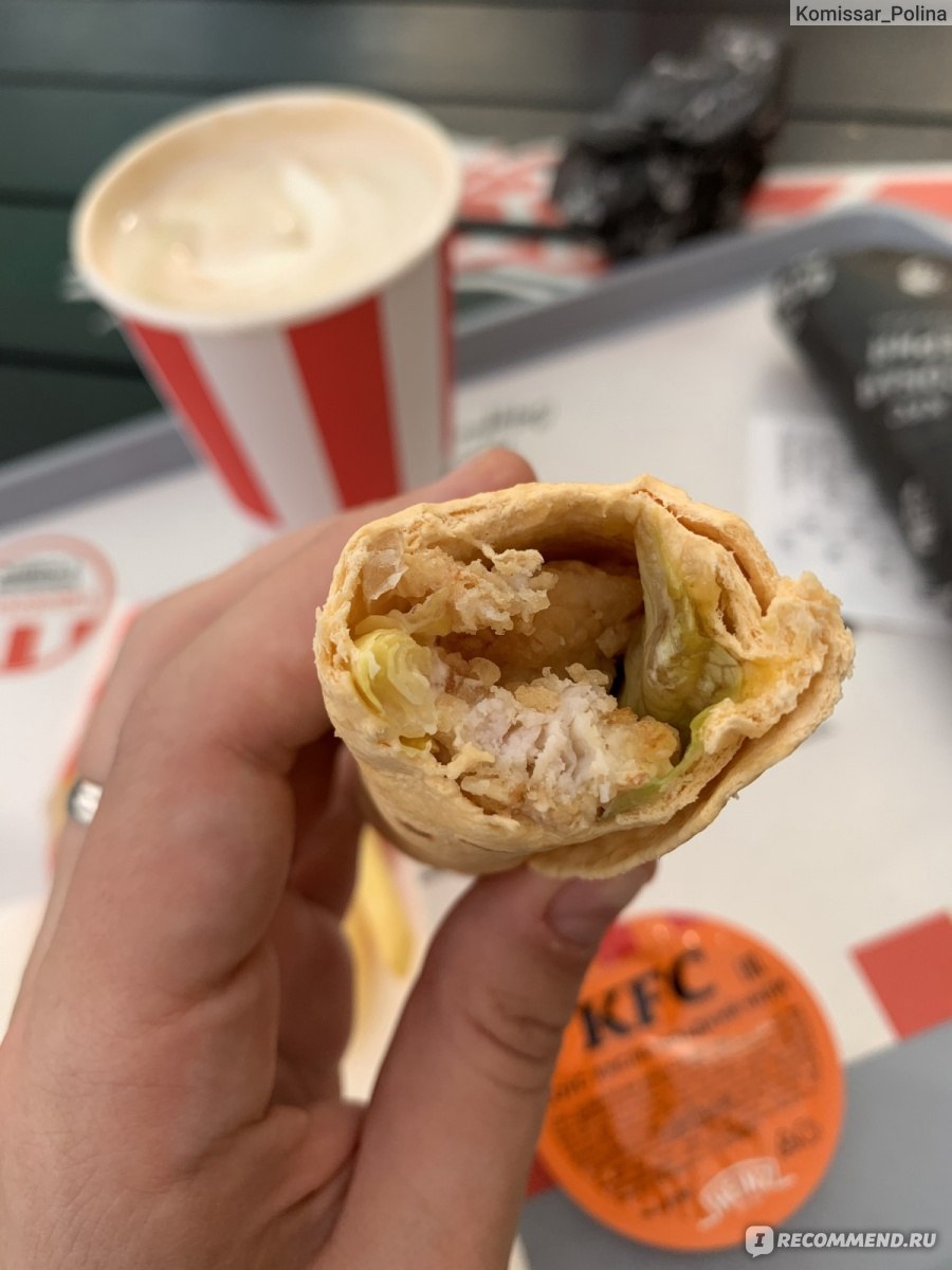 Фастфуд KFC Карри АйТвистер - «Нет, все таки здорово, что вернулся  Макдональдс. Сходила специально в KFC заценить новинку- осталась не слишком  довольна...» | отзывы