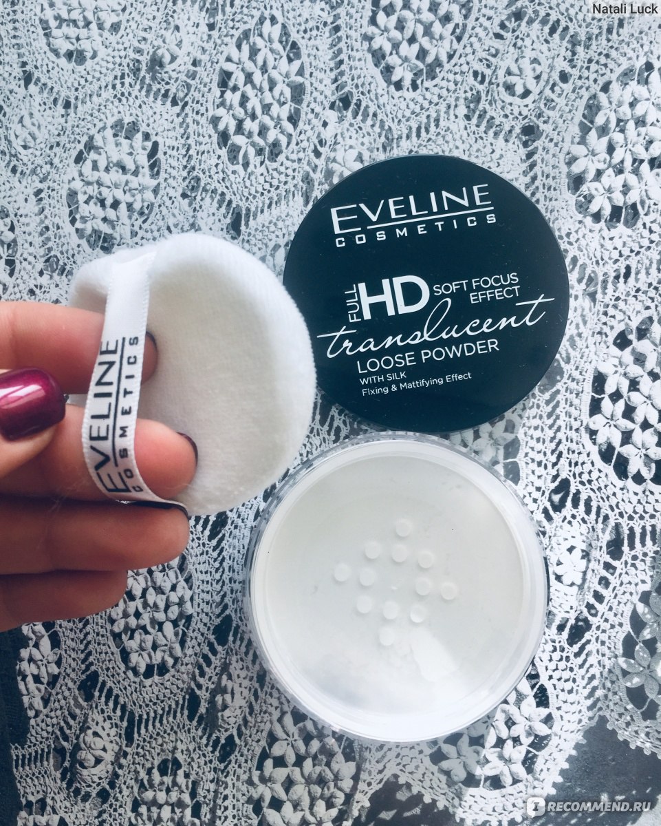 Soft cosmetics. Прозрачная пудра Eveline Soft Focus Effect. Eveline Cosmetics Full HD Soft Focus Translucent Loose Powder. Eveline Full HD Mineral Loose Powder транспарентная фиксирующая пудра Translucent 6г. Прозрачная белая пудра Eveline.