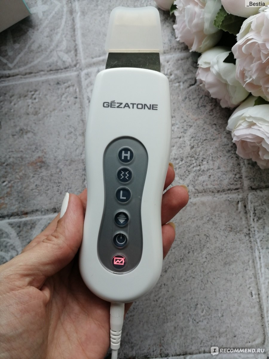 Аппарат для ультразвуковой чистки лица Gezatone Bio Sonic 770 -  «Ультразвуковая чистка лица дома, прибором Gezatone Bio Sonic 770. Сама  себе косметолог! За 3 месяца использования - улучшилось общее состояние  кожи! » | отзывы