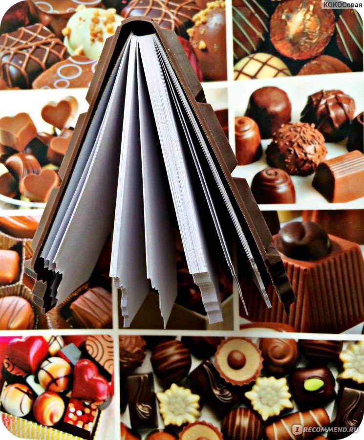 Посылка из Китая с Алиэкспресс блокнот в виде шоколадки