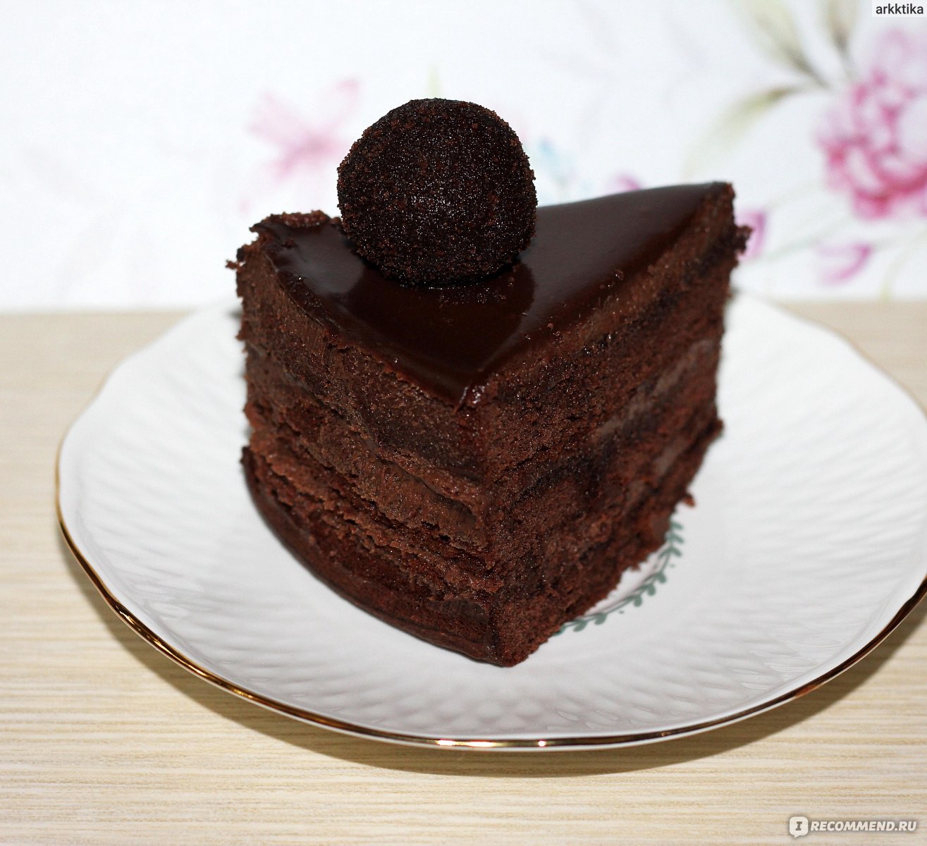 Торт шоколадный вулкан