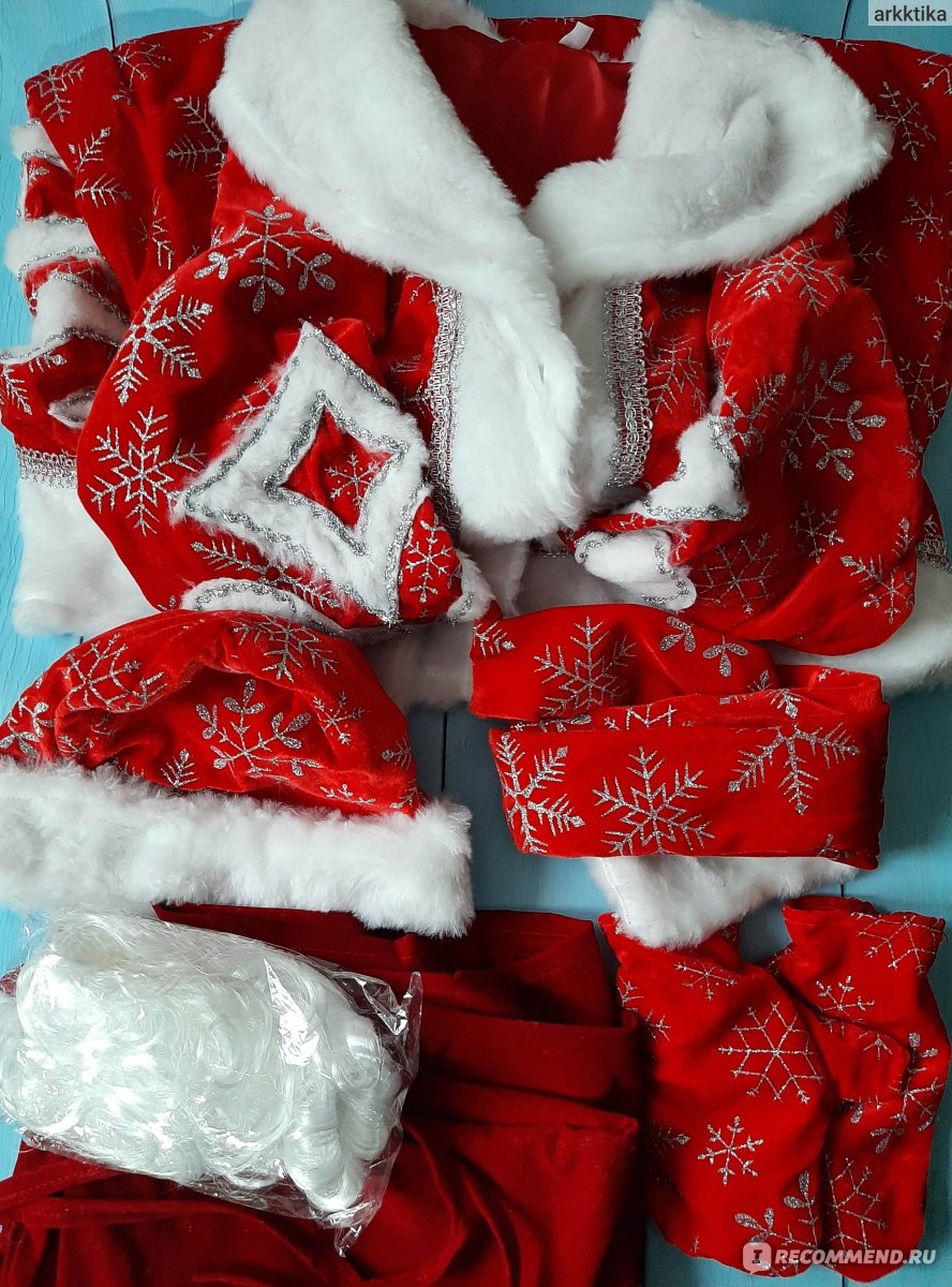 Узоры на костюм Деда Мороза трафарет