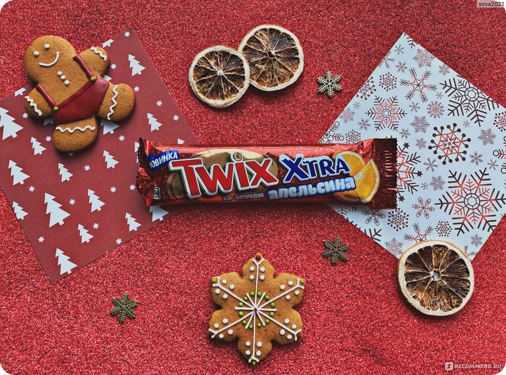 Шоколадный батончик Mars Twix со вкусом апельсина - ««Twix» (Твикс) со  вкусом апельсина! Зимняя лимитированная новинка! Праздник к нам приходит не  всегда с «Coca-Cola»!» | отзывы