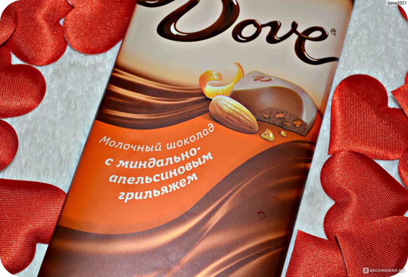 Dove шоколад вкусы