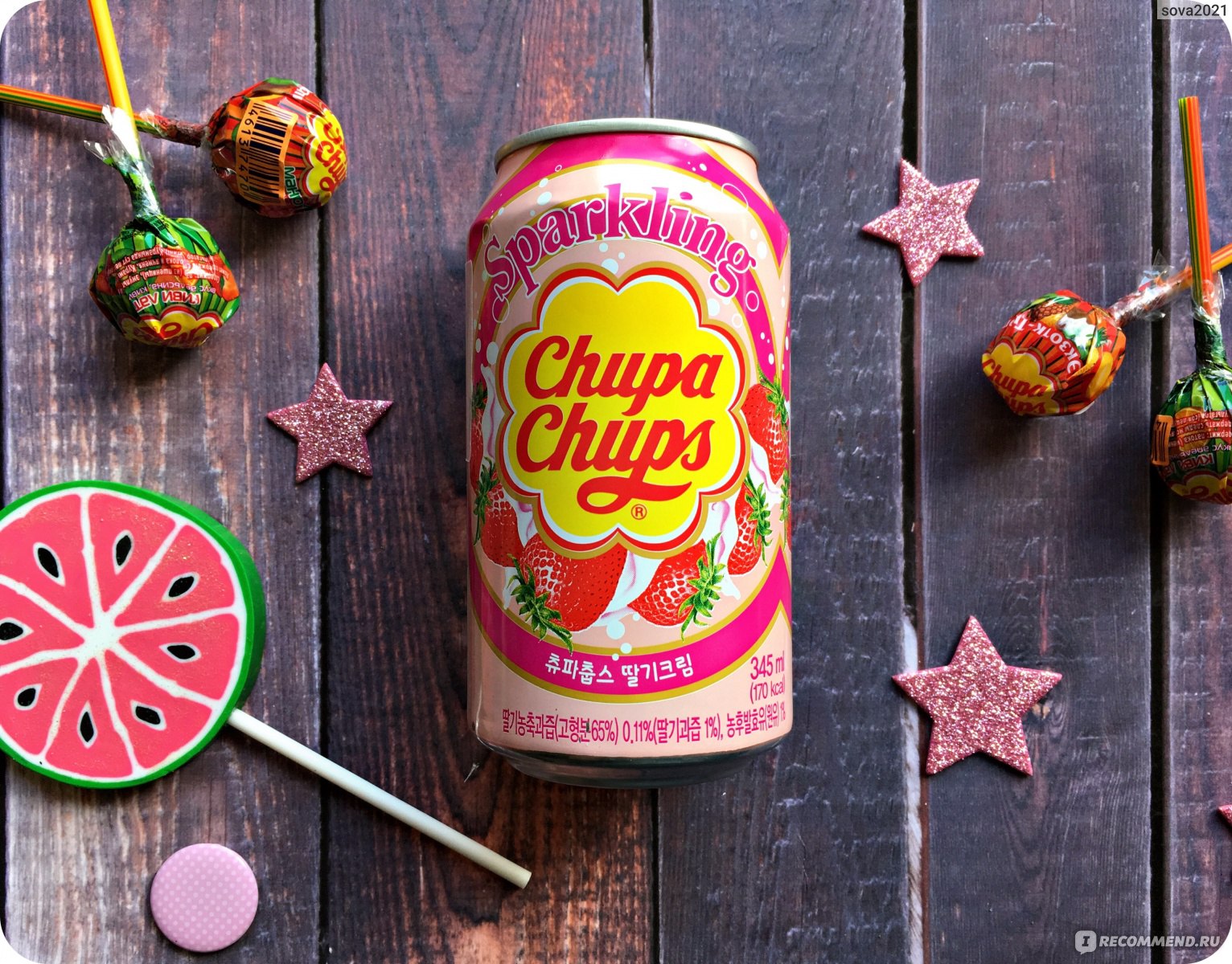 Газированный напиток "со вкусом детства" от "Chupa-Chups&quo...