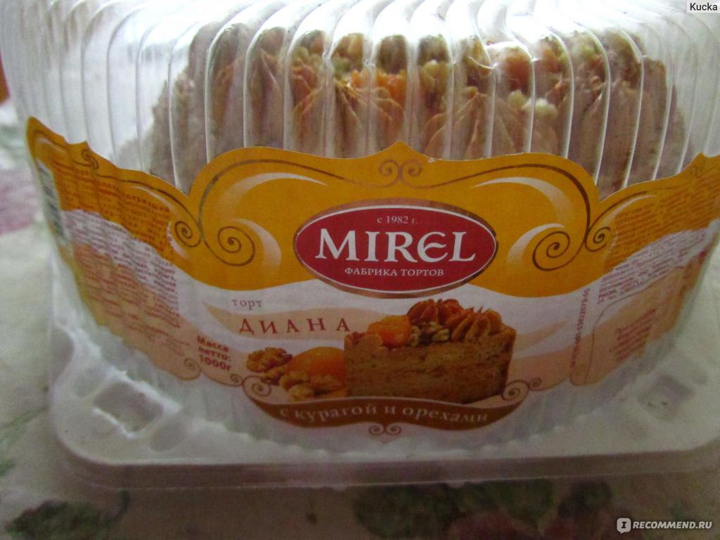 Торт Mirel Диана - «Вкусно! мммм))) (+Фото, разбор состава)»