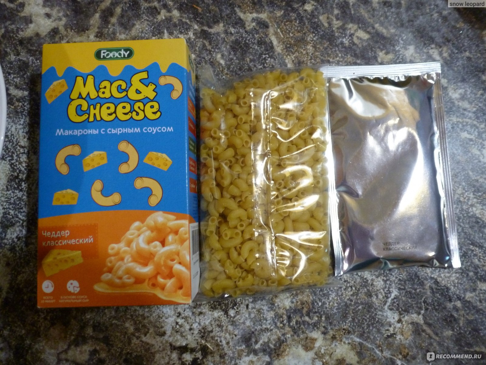Mac and Cheese упаковка