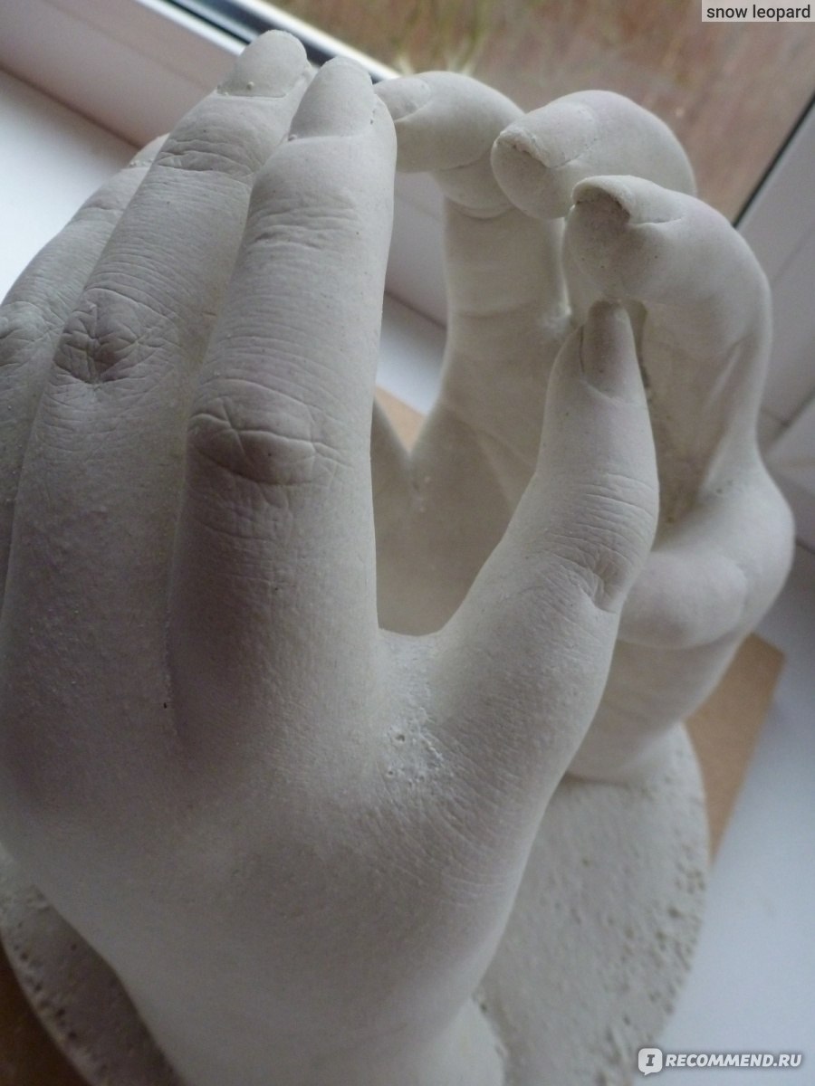 Набор "3D слепок рук на 1-2 руки"Moscow Casting Kits Стань скульптором! фото