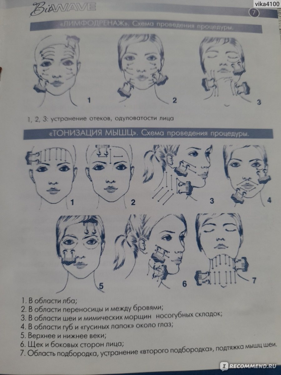 Микротоки для лица как правильно делать схема для начинающих в домашних условиях
