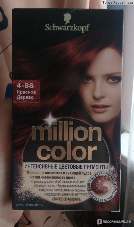 Крем-краска для волос schwarzkopf million color