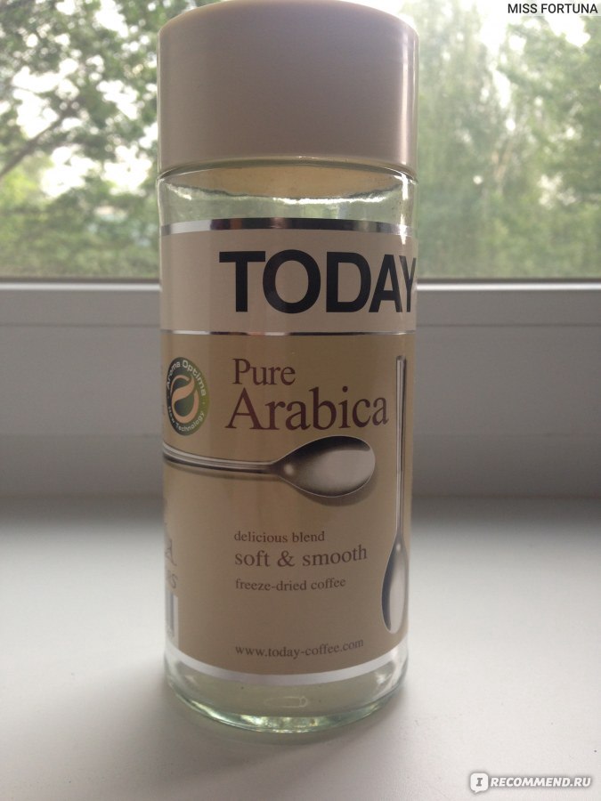 Кофе Today Pure Arabica - «БОДРЯЩИЙ!» | отзывы