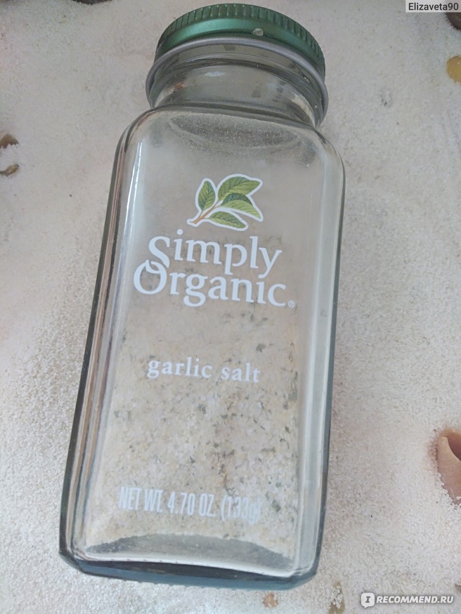 Соль Simply Organic Чесночная - «Отзыв на Чесночную Соль от человека,  который не ел соль и специи больше 4 лет. Сама в шоке что купила :).» |  отзывы