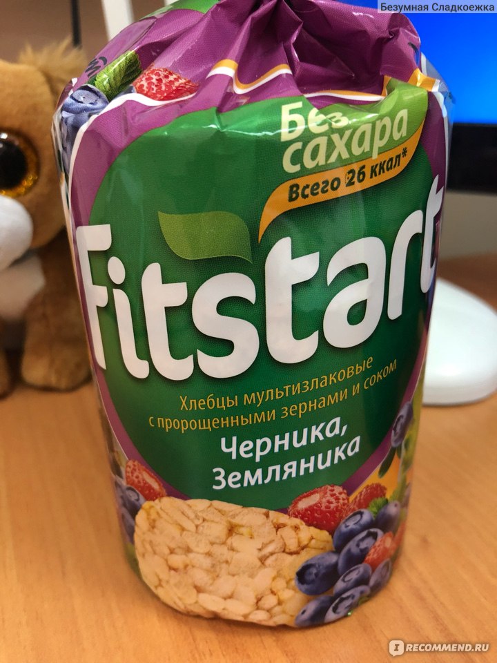 Хлебцы с фруктовыми вкусами от фирмы fitstart