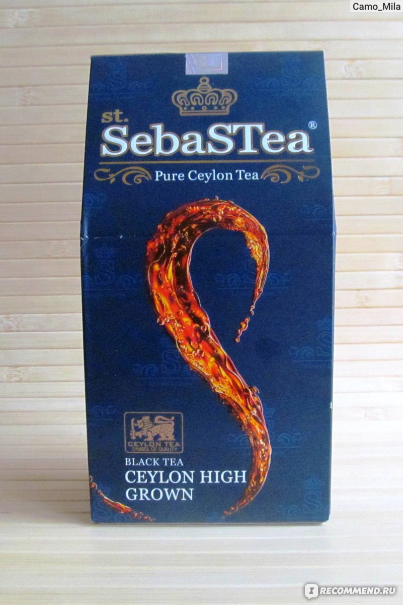 Чай листовой SebaSTea Ceylon high grown - «Черный чай с приятным мягким  вкусом и естественным чайным ароматом. SebaStea порадовал» | отзывы