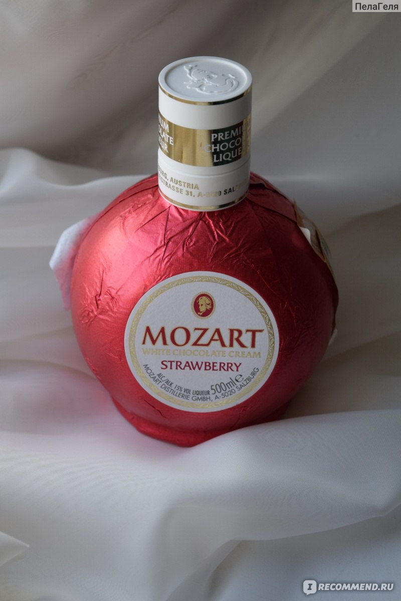 Ликер эмульсионный Mozart White Chocolate Strawberry Cream - «Шикарная  подача, слишком много ожиданий и масс-вкус по итогу.» | отзывы