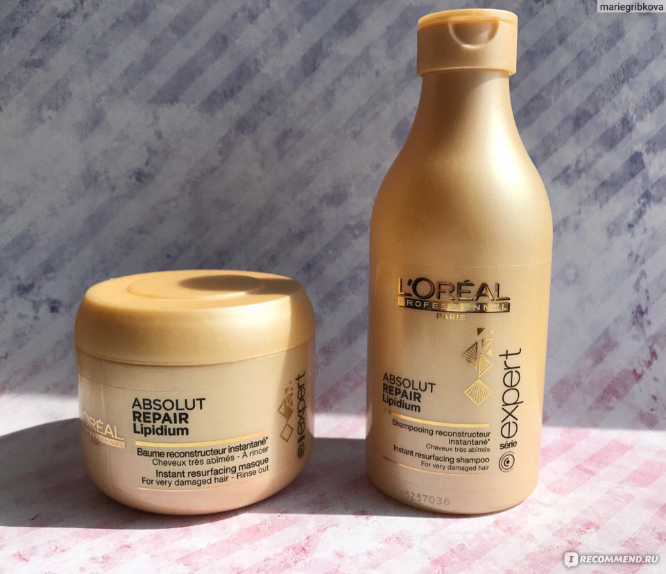 Шампунь L'Oreal Professionnel Absolut Repair Lipidium - «Не самый ...