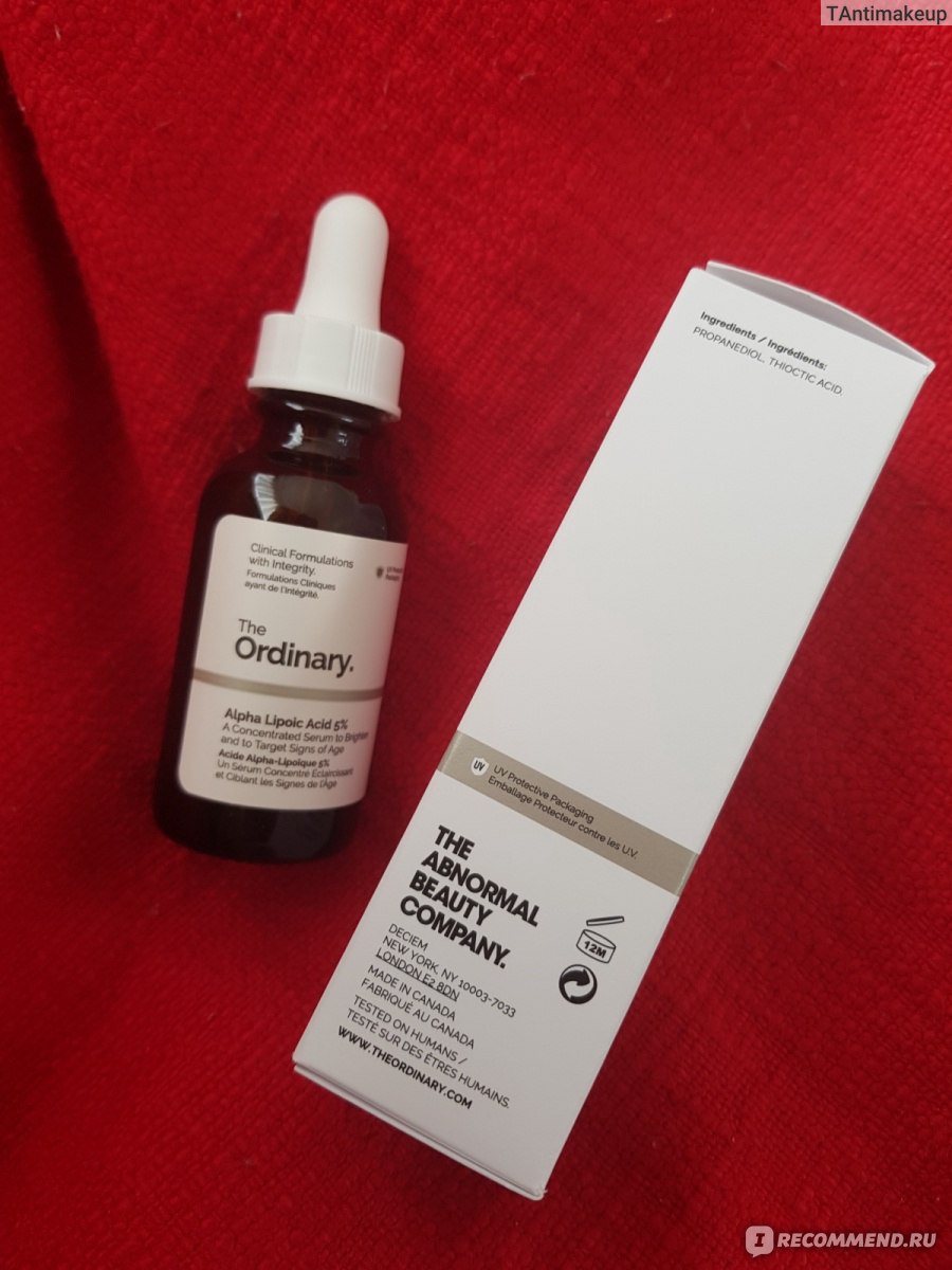 Сыворотка The Ordinary Alpha Lipoic Acid 5% фото