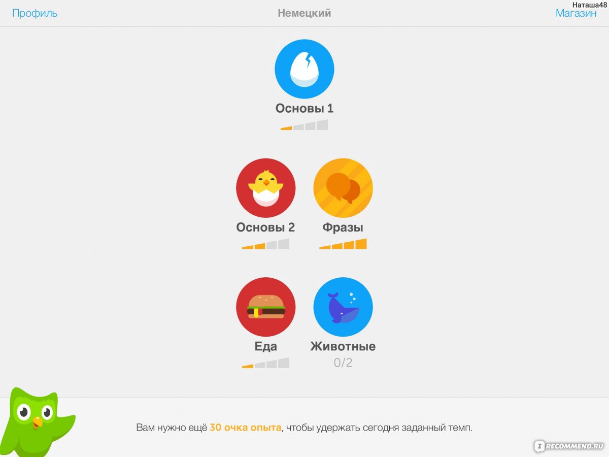 Duolingo: Учим языки бесплатно - «Основа Языка» | отзывы