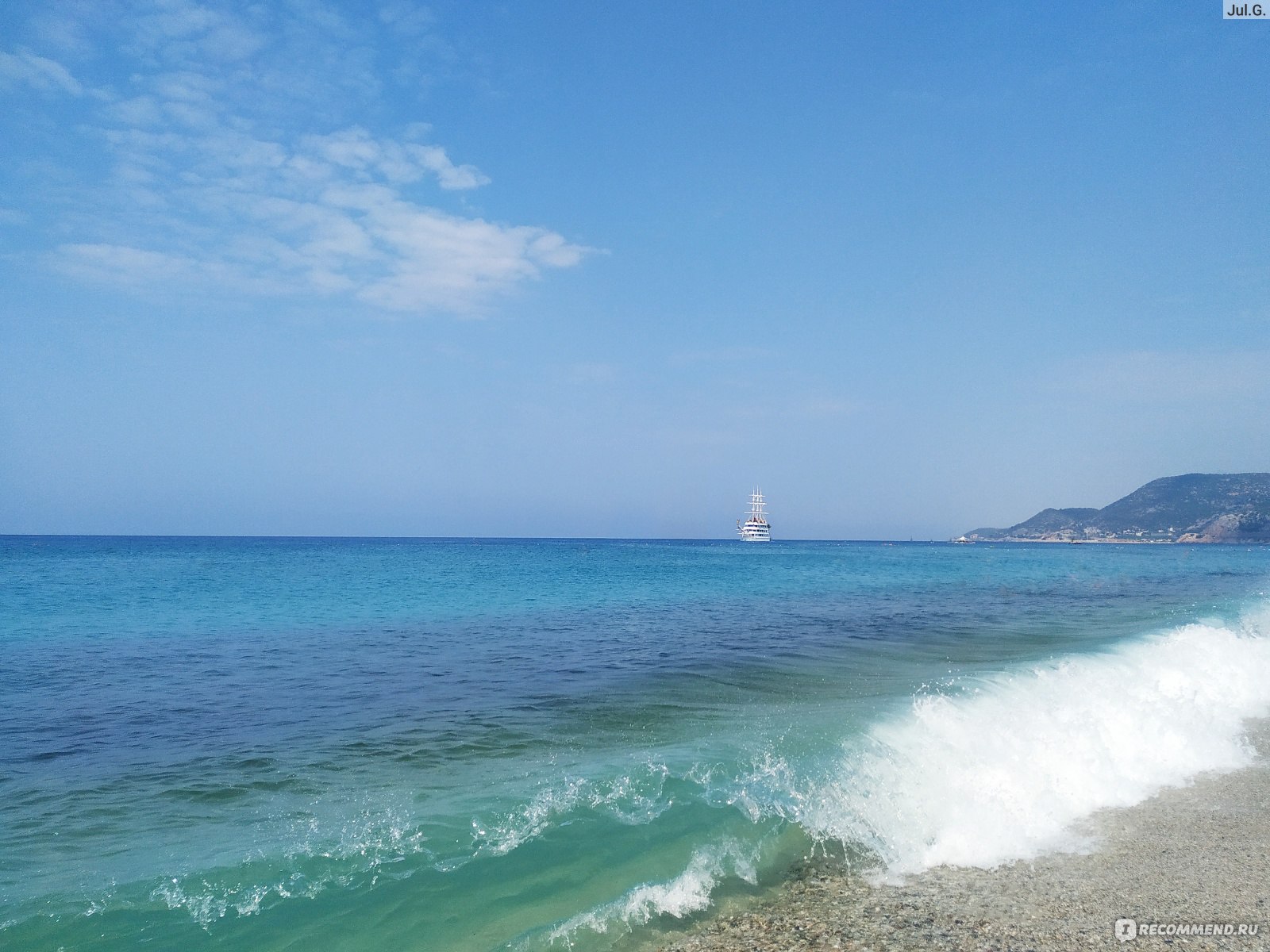 Турция, Аланья, пляж Клеопатры (Cleopatra Beach) - «Самый лучший пляж  Алании? Ну не знаю... Красивый, отлично обустроенный, но не такой уж и  идеальный! Хвалить - хвалю, но советую не всем! Пляж Клеопатры -