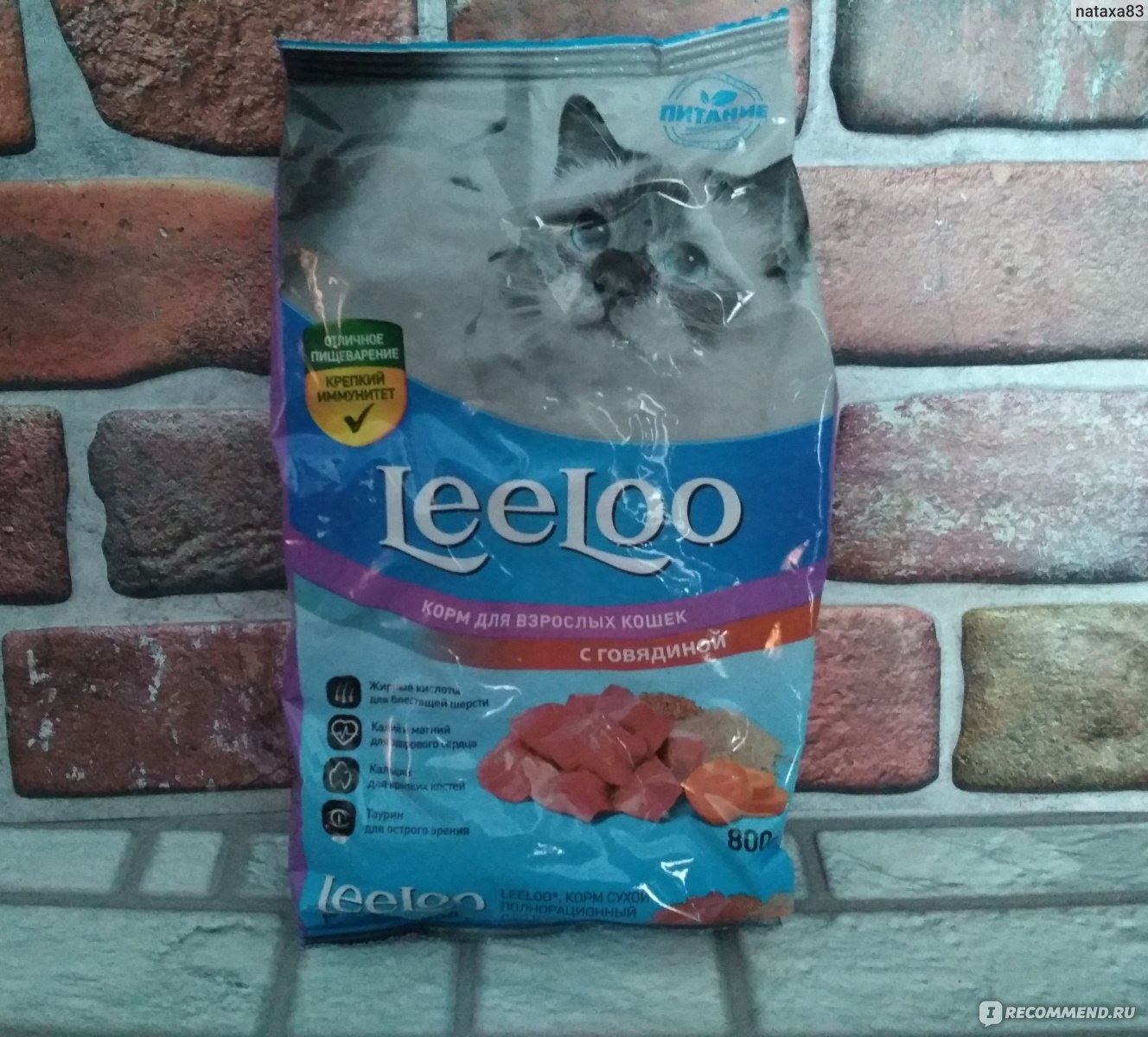 Leeloo корм для кошек