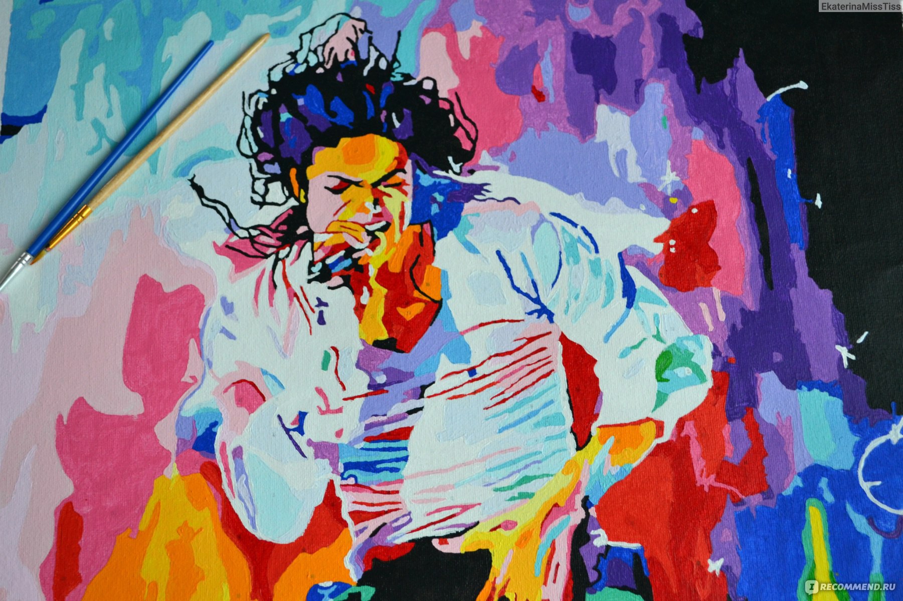 Картина по номерам Aliexpress Canvas Oil Painting Famous Star Michael Jackson Home Decor by numbers Painting On Canvas No Frame SZ-RW4 фото