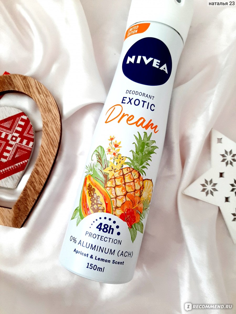 Дезодорант-антиперспирант NIVEA Exotic Dream - «Летняя лимитка от Nivea!  Дезодорант с экзотическим ароматом. Хорошо защищает целый день.» | отзывы