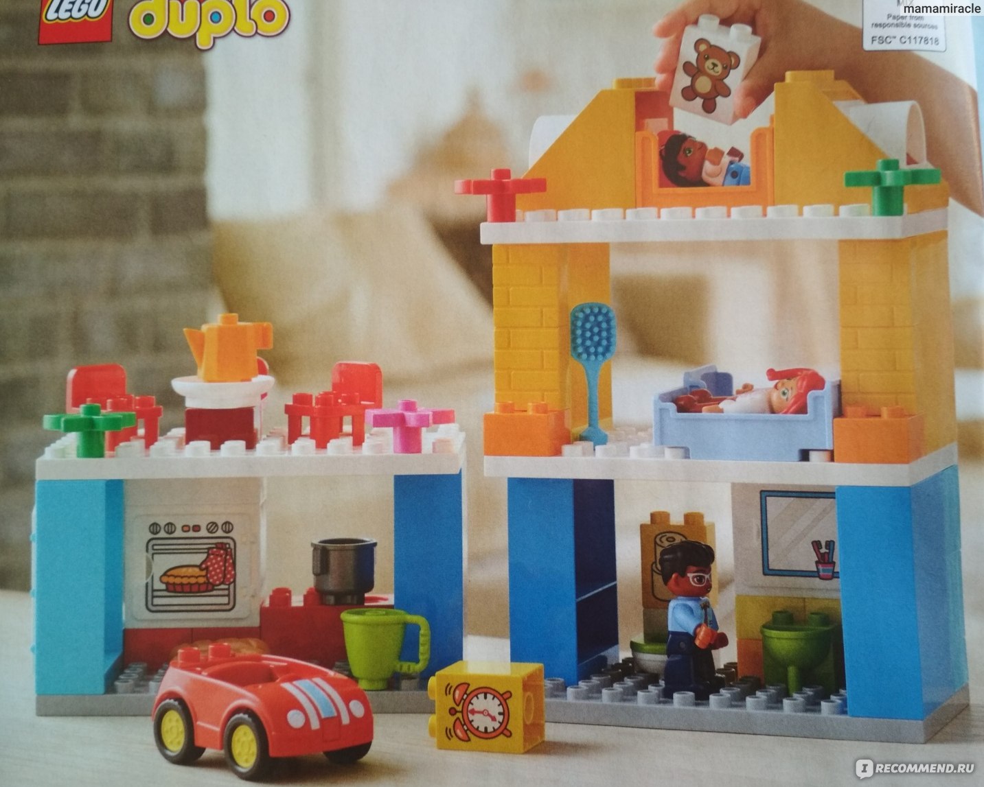 Lego Duplo Конструктор Семейный дом 10835 - «Семейный дом Lego Duplo -  теперь в нашем Лего-мире царит уют ))) у всех есть свои комнаты и никто не  сорится .... ~~--~~» | отзывы