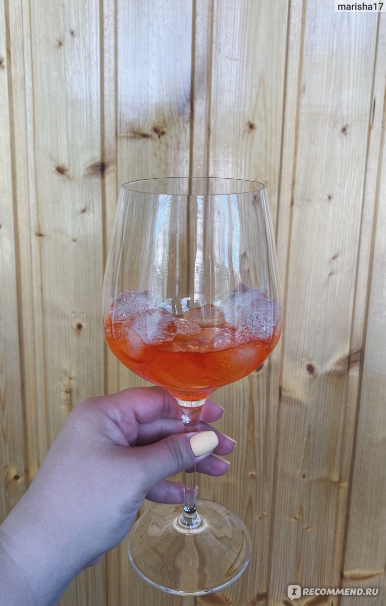 Сладкая настойка Aperol aperitivo - «⭐️Сладкая настойка Aperol aperitivo  то, что нужно для девчачьей вечеринки. Рецепт проверенного Аperol spritz  внутри.⭐️» | отзывы