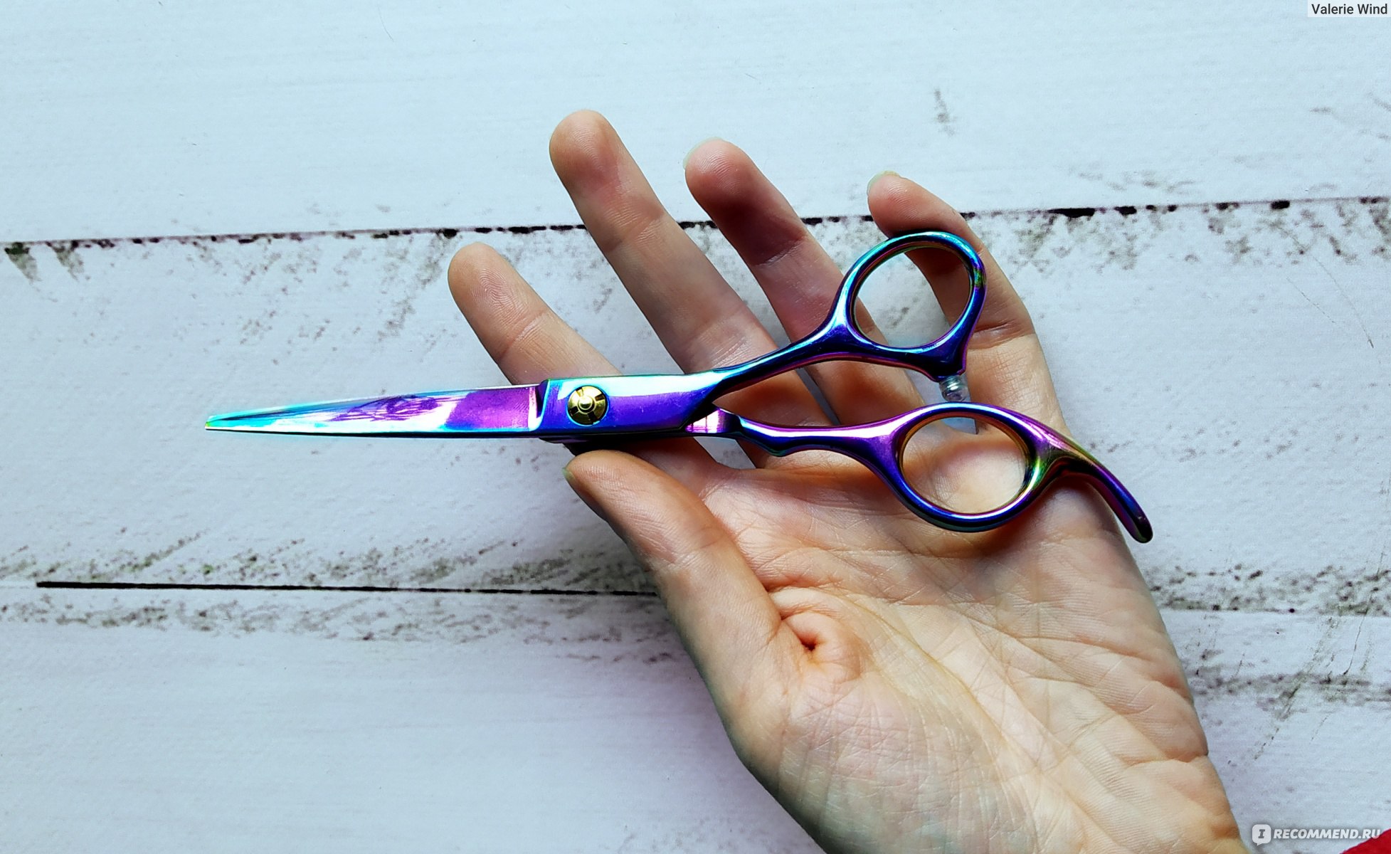 Парикмахерские ножницы Aliexpress Hair Cut Cutting Hot sale Barber Haircut  Scissors high quality 6.0 inch Hairdressing Scissors 3 colors BZ870588 -  «Пишу и плАчу! Стрижка в домашних условиях. Как подстричь вьющиеся волосы