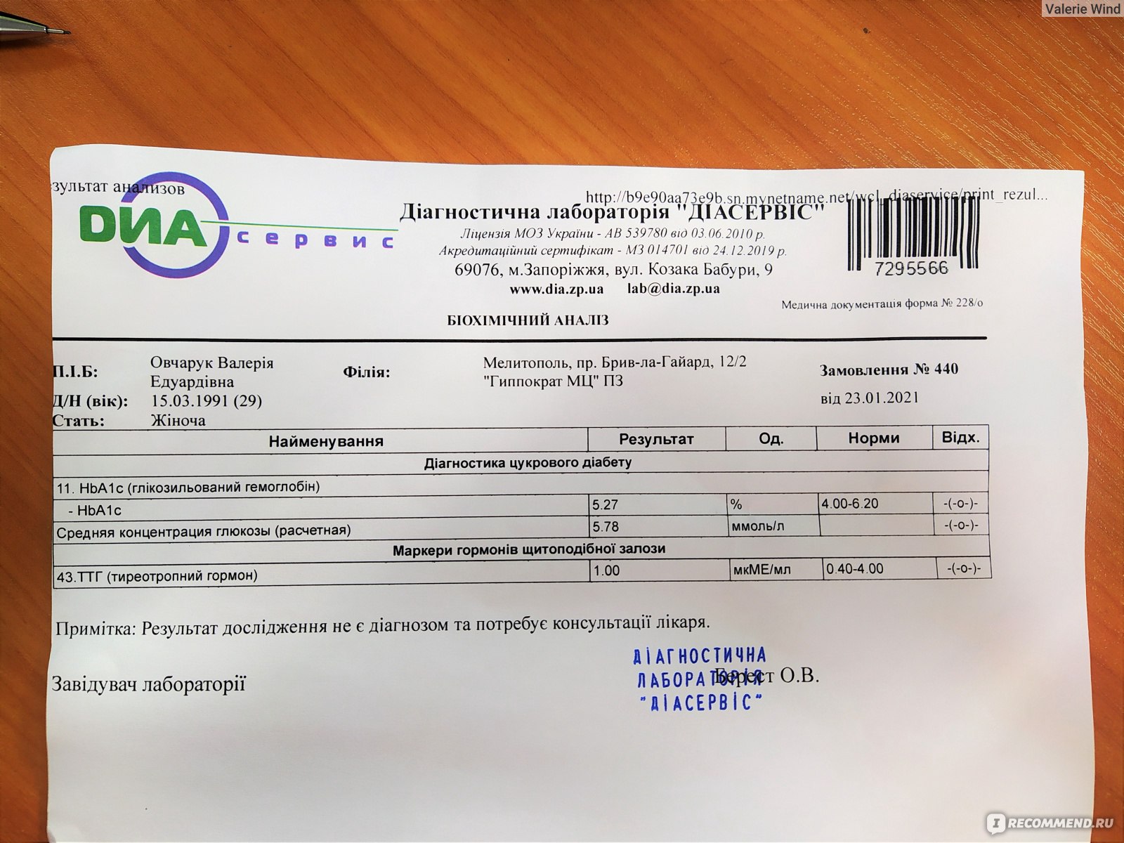 Гликированный гемоглобин (HbA1c)