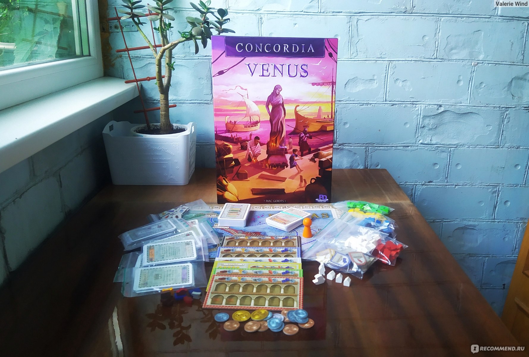 Настольная игра CONCORDIA: Venus (КОНКОРДИЯ: Венера) - «Потрясающая  античная настолка! Застраиваем Древний Рим. Можно играть вдвоём и  компанией» | отзывы