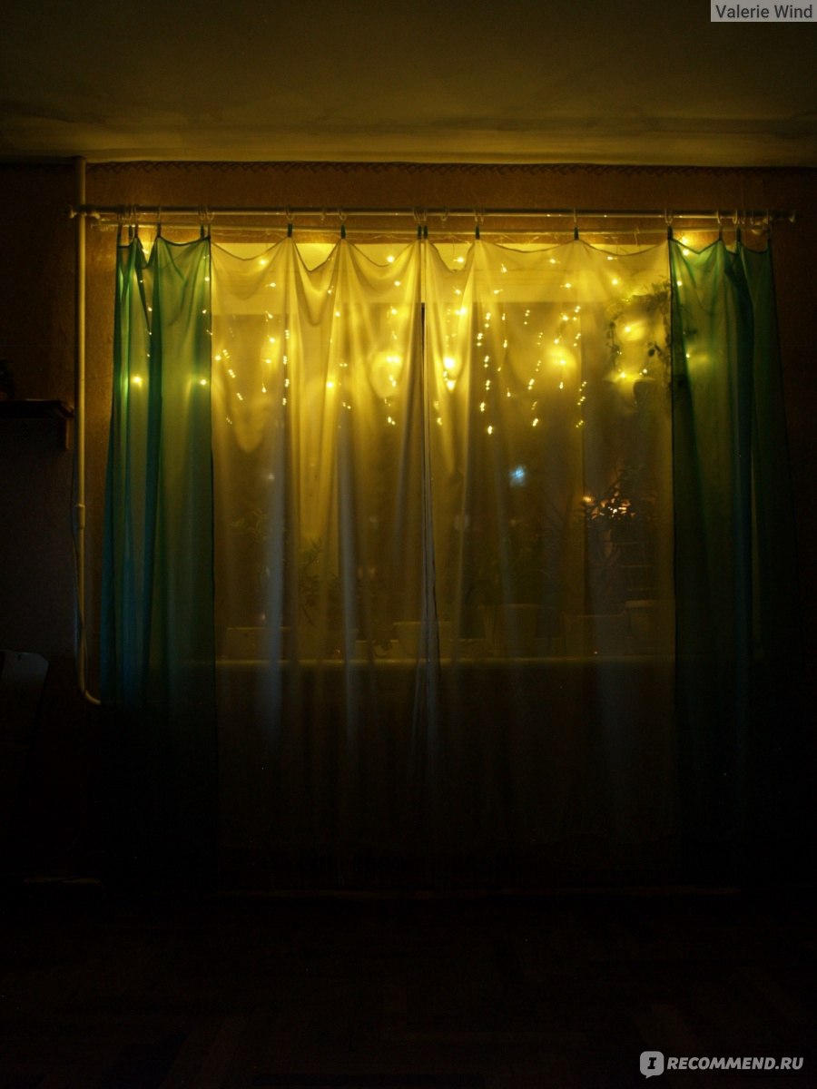 Гирлянда-штора Лоу Прайс Компани Лимитед 60 LED 2*0,6 м фото