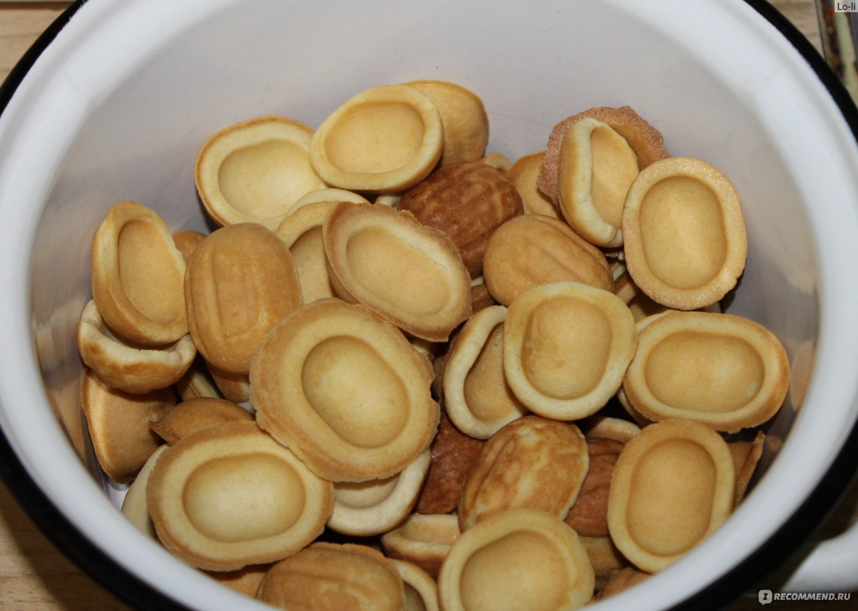 Печенье орешки с Нутеллой