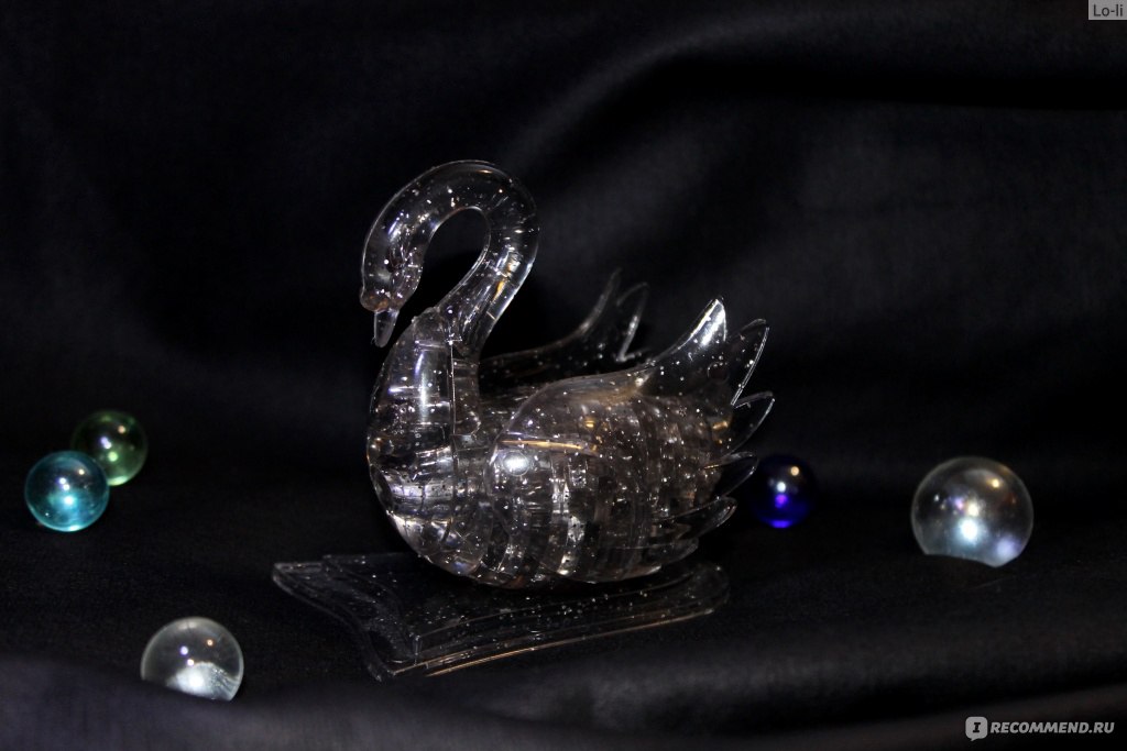Пазлы 3D- кристалл 29025 Лебедь