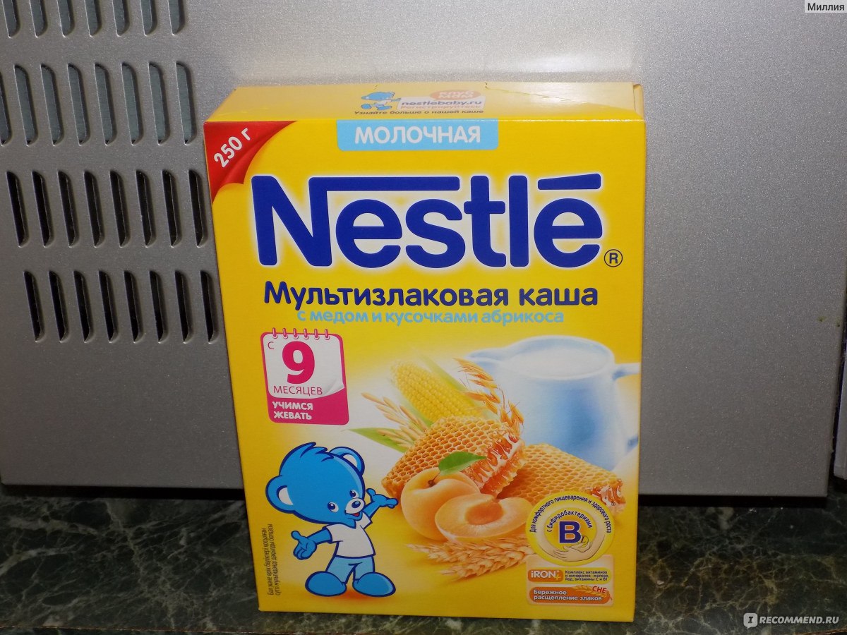 Nestle каша молочная рисовая с морковью и абрикосом