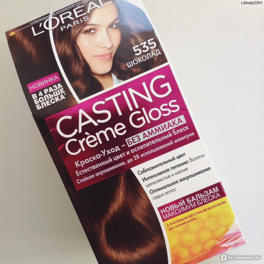 L'oreal paris краска для волос casting creme gloss оттенок 200