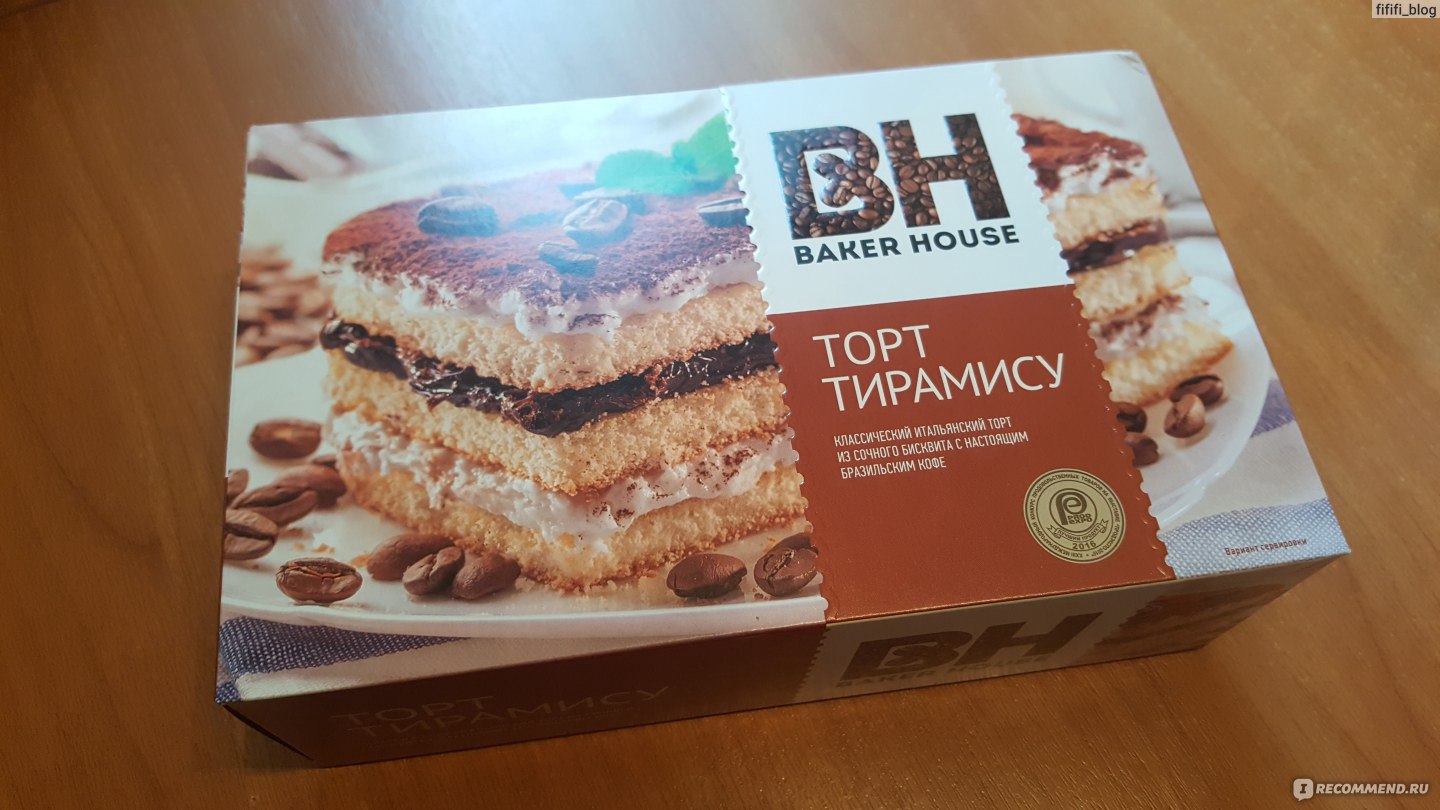 Торт бисквитный Baker House медовик