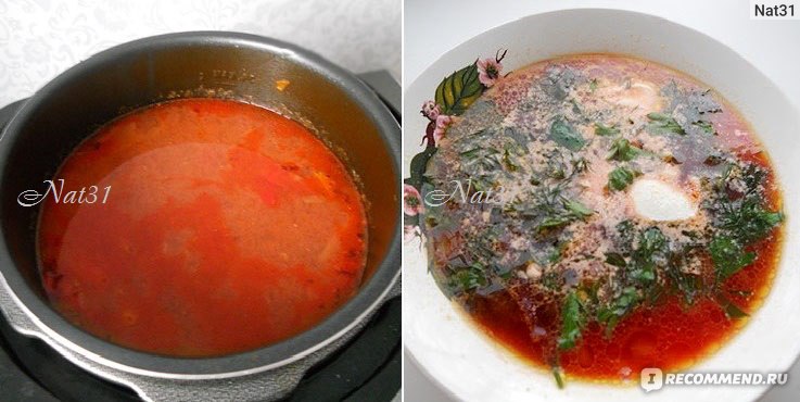 Томатно-фасолевый суп  - Что приготовить в мультиварке Редмонд