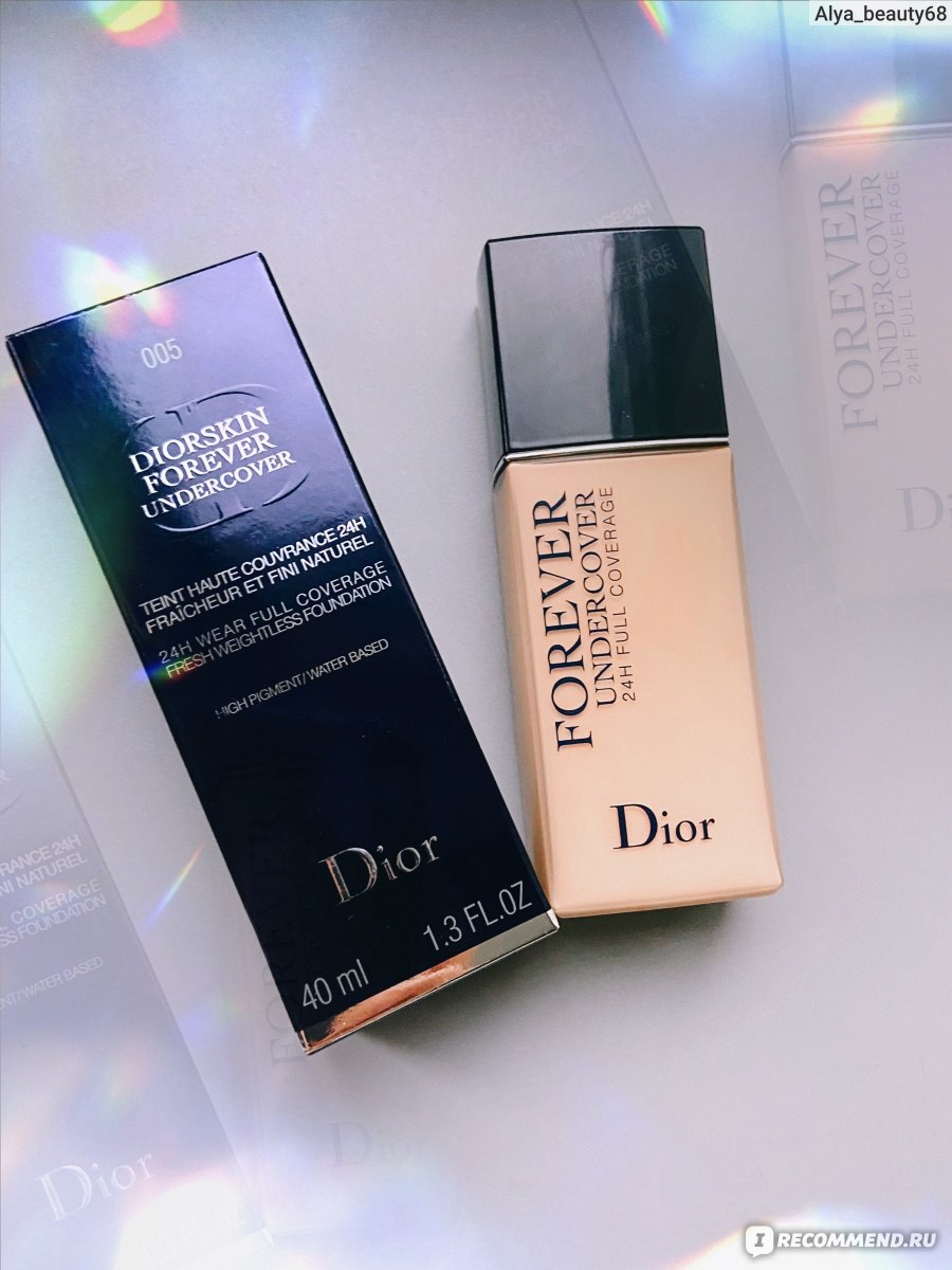 Dior Diorskin Forever Undercover 24H Full Coverage Water Based Foundation 005 Light Ivory