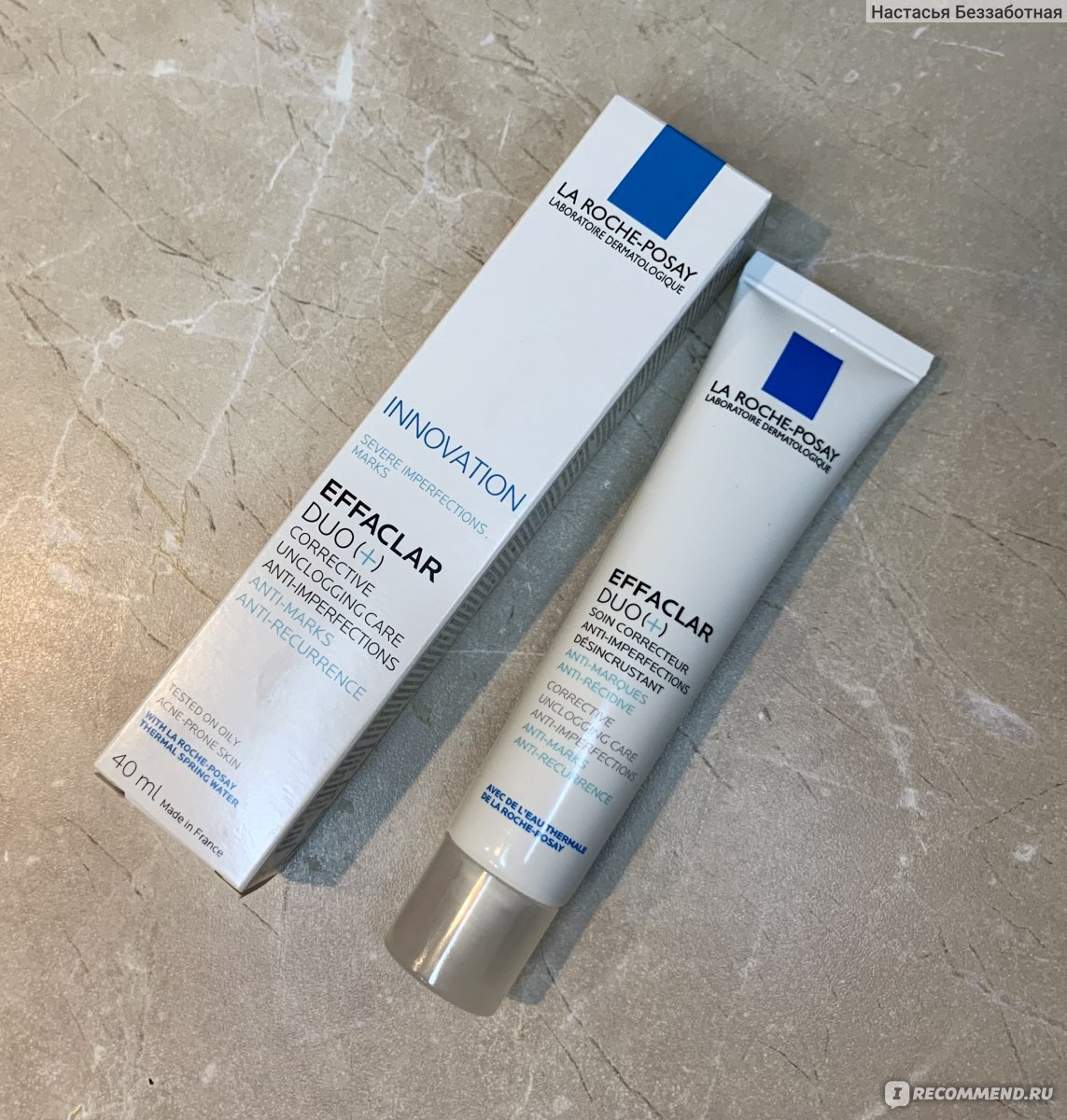 Effaclar duo m корректирующий крем гель