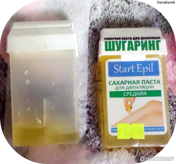 Сахарная паста для депиляции в картридже start epil мягкая 100 гр aravia