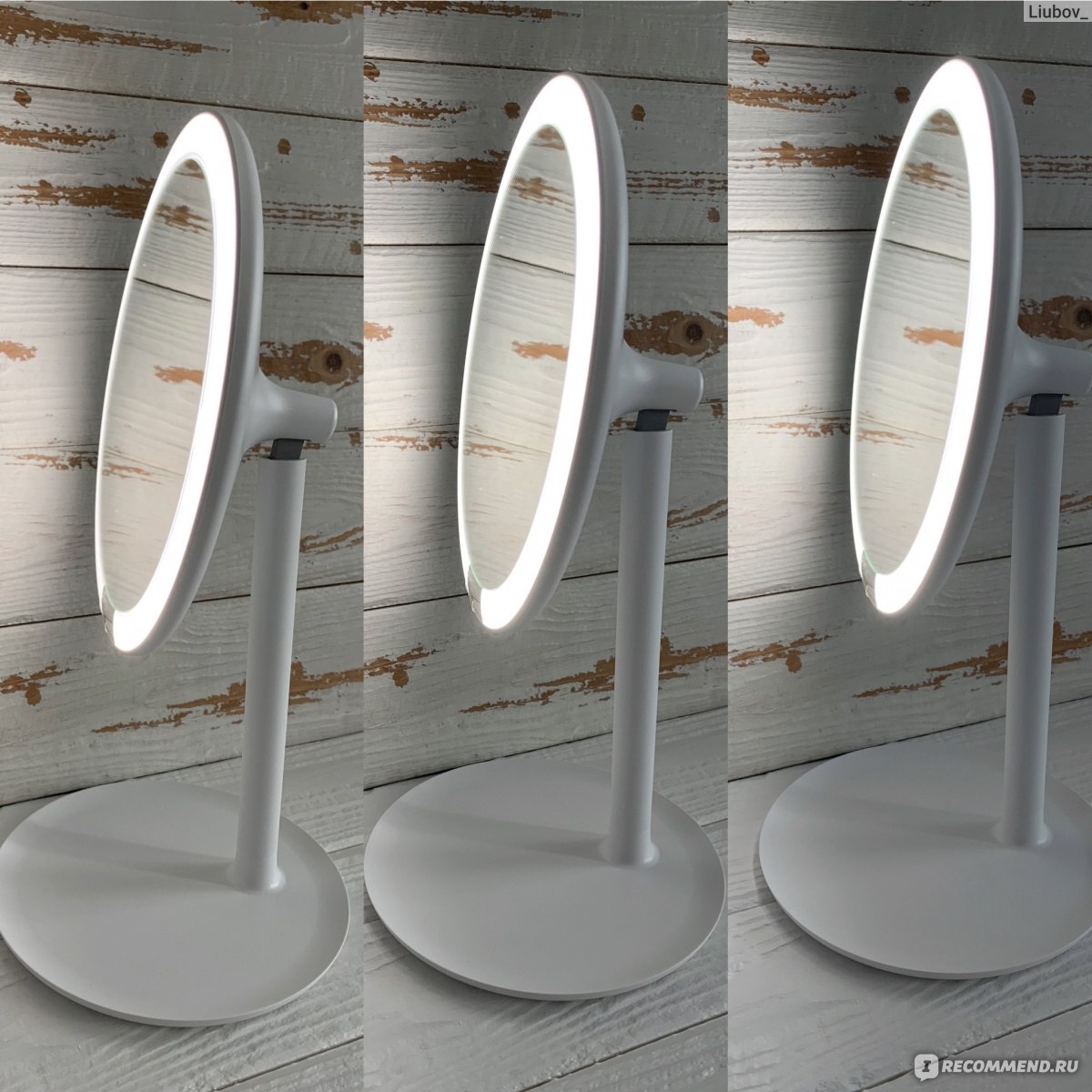 Косметическое зеркало Xiaomi AMIRO LED lightning mirror mini series white -  «Вещь, без которой ты уже не сможешь ! ? много фото+распаковка » | отзывы